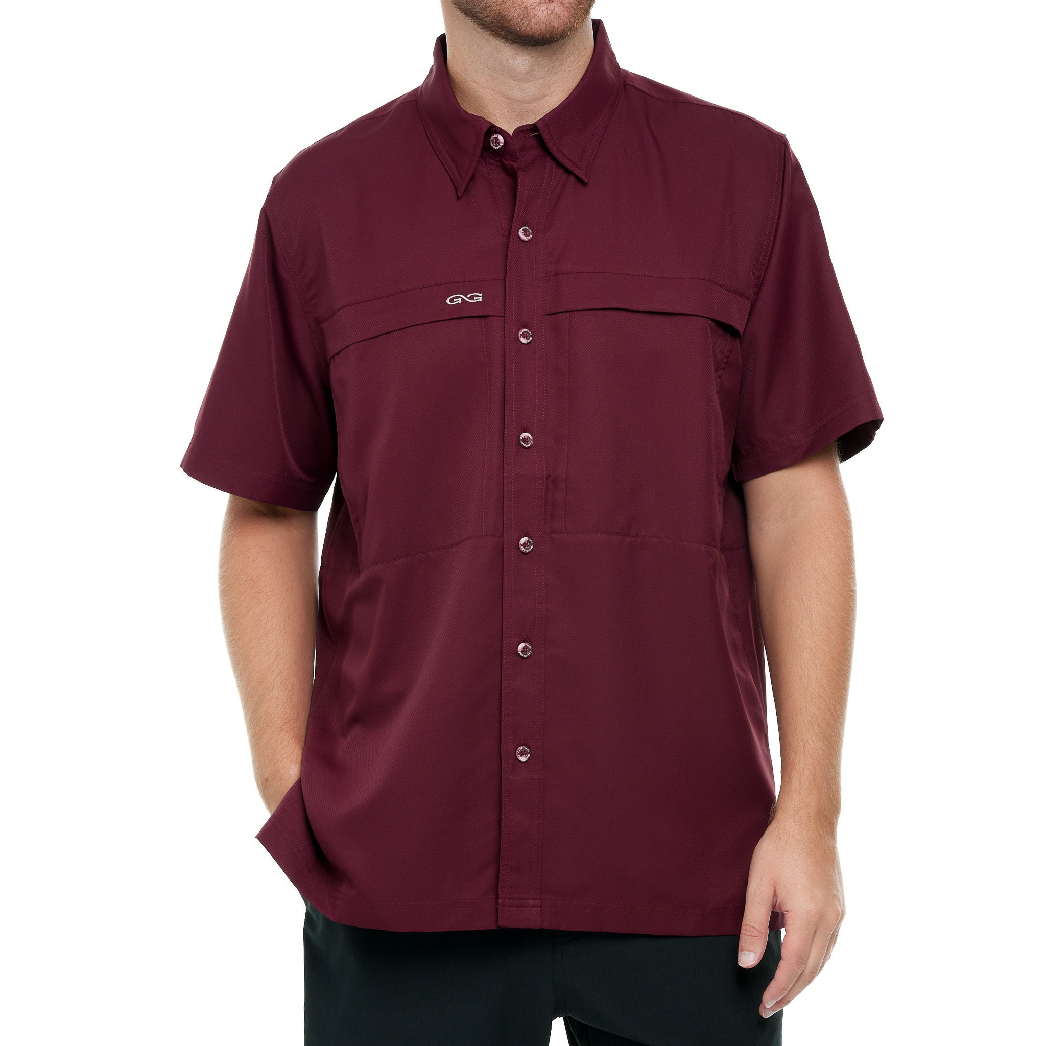 Vsp Explorer Maroon Explorer Shirt | GameGuard | Rugged Outdoor Shirt